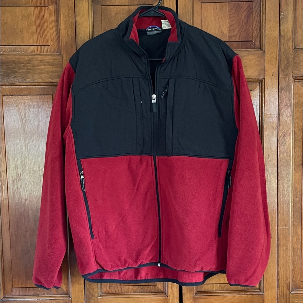 Men's Performance Jacket in Black and Red